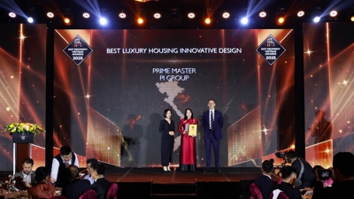 Pi Group chiến thắng hạng mục thiết kế đổi mới sáng tạo tại "Dot Property Vietnam Awards 2025"