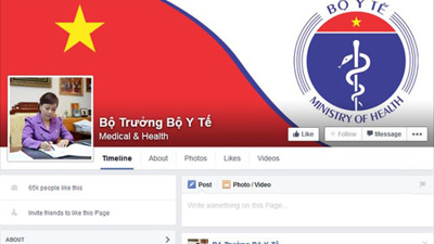 Bộ trưởng đầu tiên công bố trang Facebook cá nhân