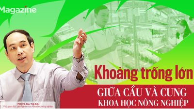 Khoảng trống lớn giữa cầu và cung khoa học nông nghiệp
