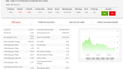 CII đăng ký bán tiếp 10 triệu cổ phiếu NBB