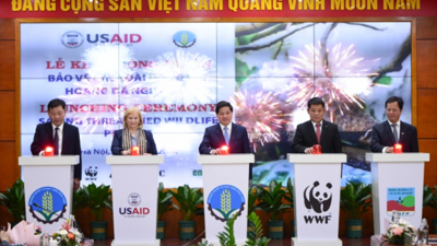 Mỹ đang viện trợ cho Việt Nam 65 triệu USD để bảo vệ động vật hoang dã và thích ứng với biến đổi khí hậu.