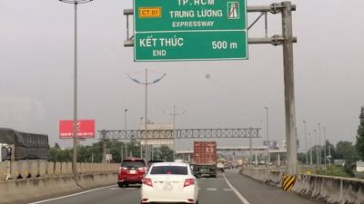 Đề xuất mở rộng đường cao tốc TP.HCM - Trung Lương lên 8 làn xe.