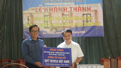 Toyota Vietnam Foundation helping build schools in remote areas in Bac Kan and Nghe An