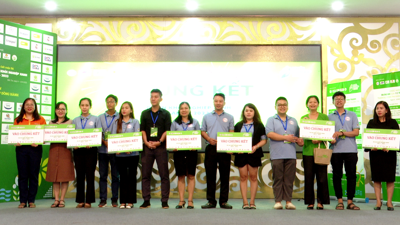 8 dự án đầu tiên vào chung kết cuộc thi Dự án Khởi nghiệp xanh 2023