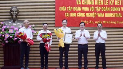 Sunny Group to build electronic components plant in Nghe An