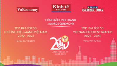 Lễ công bố và vinh danh Thương hiệu Mạnh Việt Nam 2023