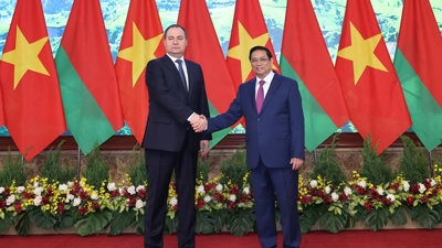 Tạo xung lực mới phát triển quan hệ Việt Nam-Belarus trên tất cả các lĩnh vực
