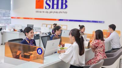 SHB chốt quyền trả cổ tức 2023 bằng tiền mặt với tỷ lệ 5%