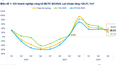 Đã có 433 doanh nghiệp công bố lợi nhuận tăng 38,7% vượt mục tiêu 9 tháng, nhóm Phân bón và Lữ hành vượt trội