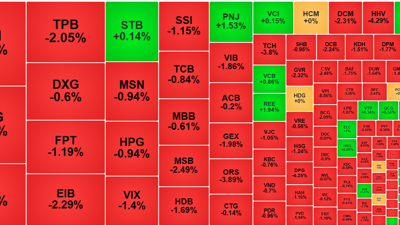 Loạt cổ phiếu blue-chips “dắt” VN-Index mò đáy mới
