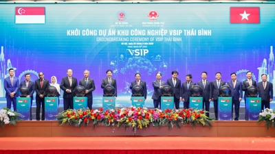 Groundbreaking ceremony held for $221mln VSIP Thai Binh