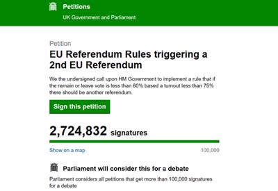 Từ Brexit đến... Regrexit: Hàng triệu người Anh muốn bỏ phiếu lại