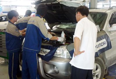 Hyundai Thành Công tiến hành kiểm tra xe miễn phí 