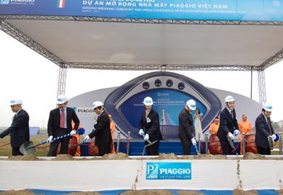 Piaggio tăng gấp đôi công suất tại Việt Nam