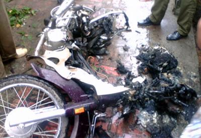 Honda Việt Nam lên tiếng về vụ xe máy phát nổ 