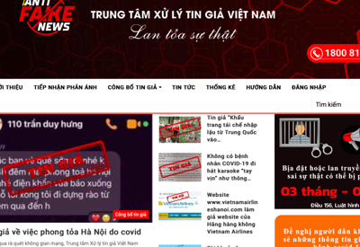 Phát hiện hàng loạt tin giả liên quan đến dịch Covid-19
