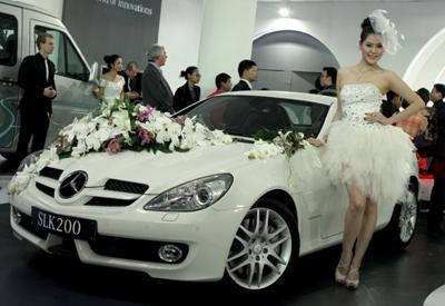 Xe cưới tại Vietnam Motor Show 2010