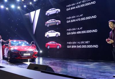 Giá từ 425 triệu đồng, Hyundai Accent quyết đấu Toyota Vios