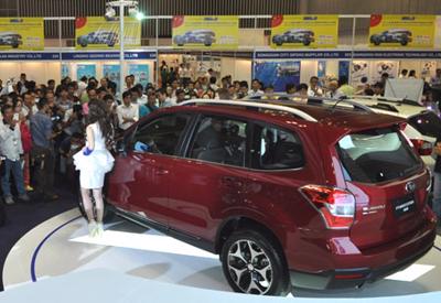 Subaru “độc diễn” tại Saigon Autotech & Accessories 2013