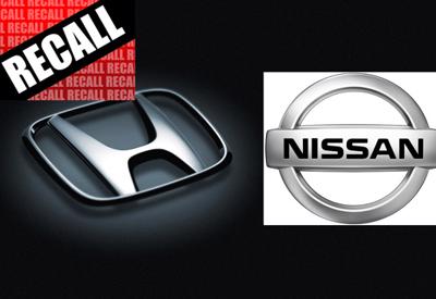 Honda và Nissan tiếp tục đi vào “tâm bão” thu hồi