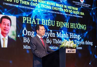 Bộ trưởng Nguyễn Mạnh Hùng: Phải có cách tiếp cận mới để phổ cập an toàn an ninh mạng