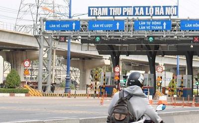 Trạm BOT Xa lộ Hà Nội vẫn chưa hẹn ngày thu phí