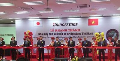 Khánh thành nhà máy sản xuất lốp xe Bridgestone tại Việt Nam