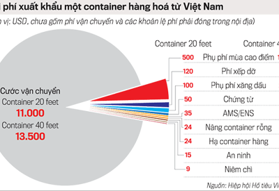 Doanh nghiệp thấp thỏm lo phí logistics tăng mạnh