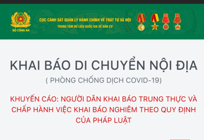 Bộ Công an công bố phần mềm hỗ trợ người dân qua chốt kiểm soát dịch bệnh Covid-19