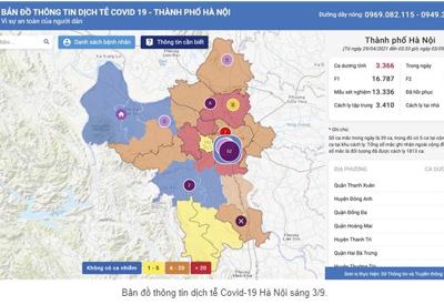 Hà Nội thực hiện 3 vùng và cơ chế vận hành phòng, chống dịch