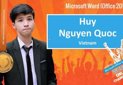 Hà Nội: Học sinh trường Nguyễn Tất Thành đạt giải vô địch tin học văn phòng thế giới