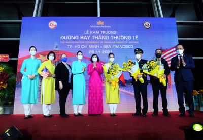 Vietnam Airlines conducts first direct flight to US