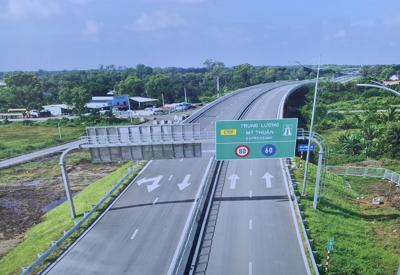 Cao tốc Trung Lương – Mỹ Thuận chính thức cho xe lưu thông vào 0 giờ ngày 25/1