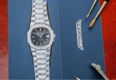 Bản phác thảo gốc của mẫu đồng hồ Patek Philippe Nautilus được đấu giá hơn 700.000 USD