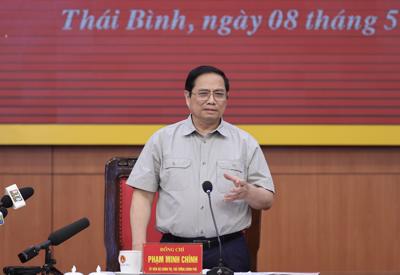 Thủ tướng: Thái Bình phải dồn mọi nguồn lực xây dựng tuyến đường ven biển để kết nối quốc tế