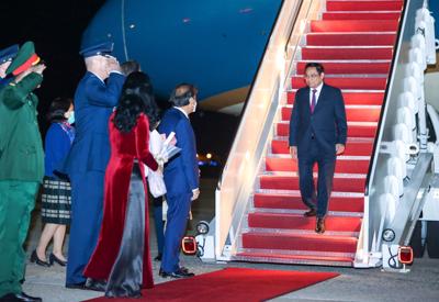 Thủ tướng tới Washington, bắt đầu chuyến công tác dự Hội nghị ASEAN-Hoa Kỳ và làm việc với Liên hợp quốc 