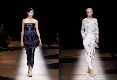 BST Armani Privé Haute Couture 2022: hoài cổ nhưng lấp lánh