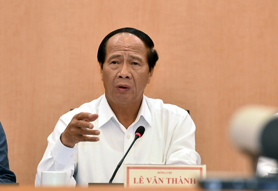 Phó Thủ tướng Lê Văn Thành: Hà Nội phải phấn đấu tới 31/12 giải ngân vốn đầu tư công đạt trên 90%