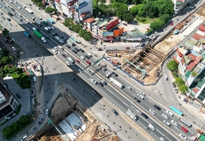 Tăng tốc giải ngân gấp 2,2 lần cùng kỳ, Hà Nội hối hả thi công các dự án trọng điểm trong tháng 8