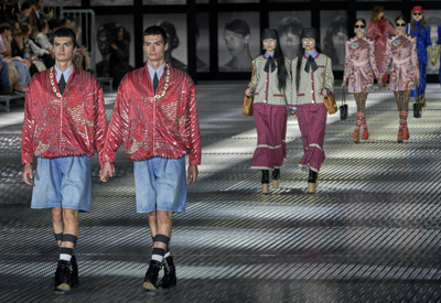 BST Gucci Xuân – Hè 2023: “Thành phố sinh đôi” gây chấn động làng mốt
