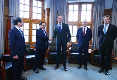 Hội đàm Việt Nam - Hà Lan: Hai Thủ tướng nhất trí nhiều vấn đề hợp tác chiến lược