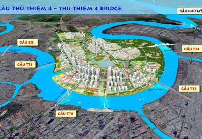 Thiết kế cầu Thủ Thiêm 3 và 4 cần gắn chặt hơn với quy hoạch sông Sài Gòn 
