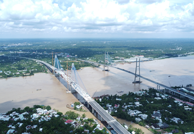 Cầu Mỹ Thuận 2 sẽ hợp long vào giữa tháng 10/2023