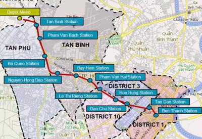 Điều chỉnh dự án metro số 2 Bến Thành – Tham Lương