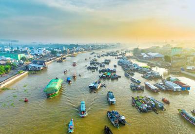 Đồng bằng sông Cửu long "hút" gần 45 triệu khách, thu hơn 45.700 tỷ