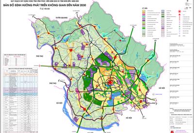Quy hoạch tỉnh Vĩnh Phúc: Ưu tiên chuyển đổi số, hạ tầng xanh để tăng trưởng lọt top dẫn đầu GRDP