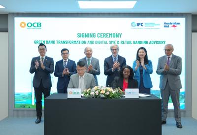 OCB và IFC ký kết thỏa thuận tư vấn chuyển đổi ngân hàng xanh cho SMEs
