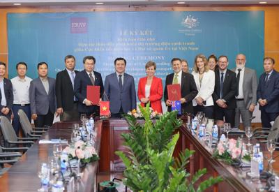 Việt Nam và Australia ký kết hợp tác tạo điều kiện phát triển thị trường điện cạnh tranh 
