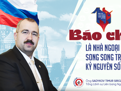 Báo chí là nhà ngoại giao song song trong kỷ nguyên số