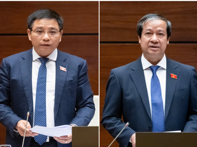 Quốc hội bắt đầu phiên chất vấn Bộ trưởng Tài chính, Bộ trưởng Giáo dục và Đào tạo   